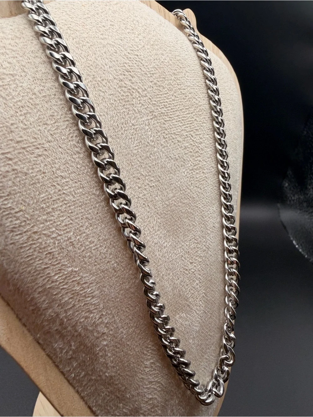 Stainless Steel Cuban Chain Necklace